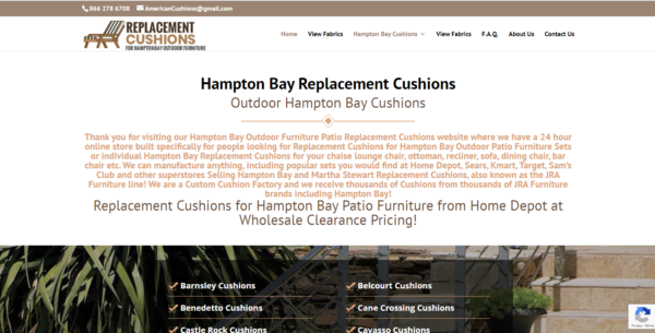 replacement cushions