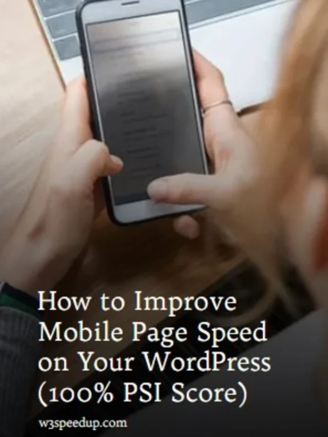 How to Speed up Your Mobile Site on WordPress