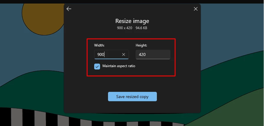 resize oversize jpeg image file